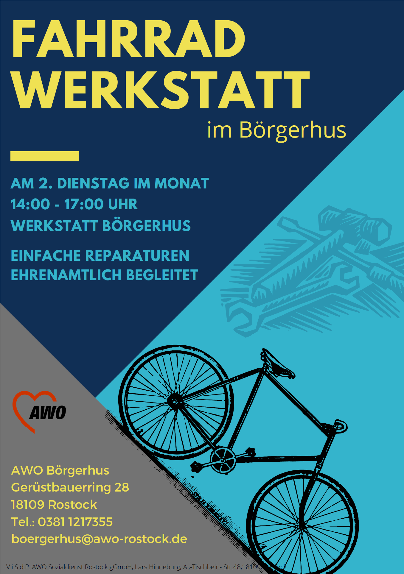 Fahrradwerkstatt Poster